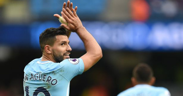 sergio aguero manchester city match