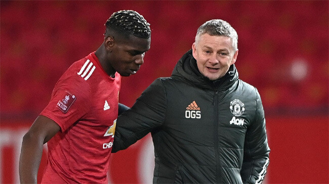 solskjaer and pogba