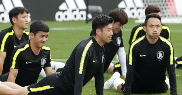 south korea practice for world cup opener