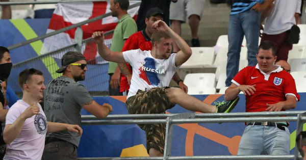 spectators creating problem in euro cup 2