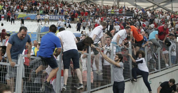 spectators creating problem in euro cup