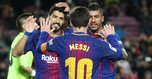suarez messi and paulinho