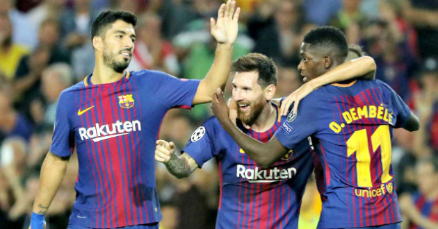 suarez messi dembele