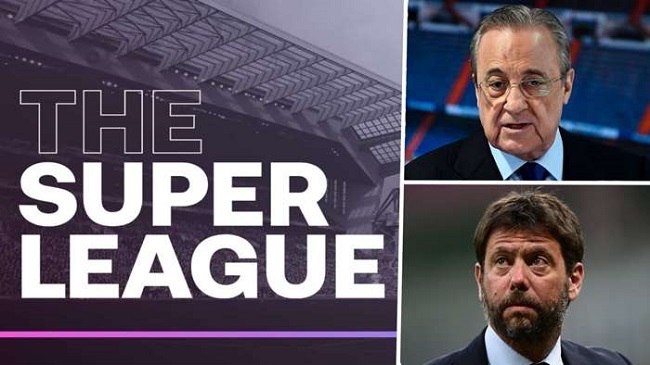 super league florentino perez andrea agnelli 2021