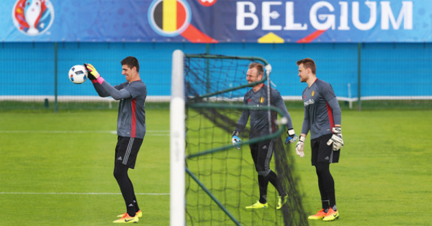 thibaut courtois belgium training