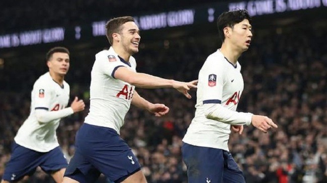 tottenham celebration 2020