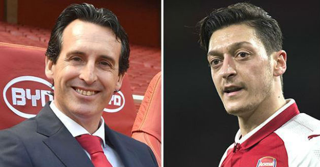 unai emery and ozil