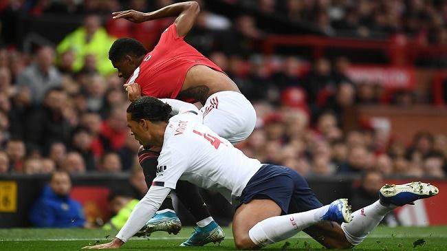 van dijk drags down rashford