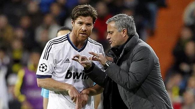 xabi alonso and jose mourinho