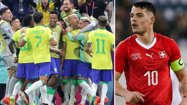 xhaka and brazil