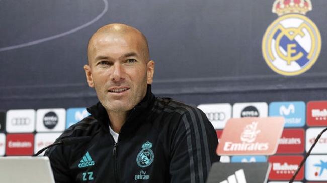 zidane real madrid head coach