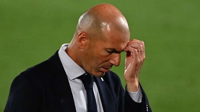 zinedine zidane after lose