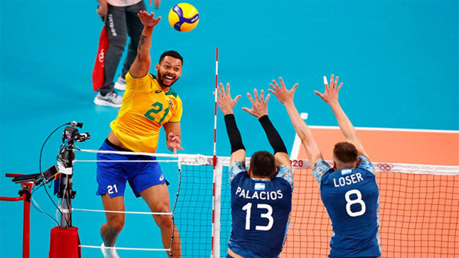 argentina vs brazil volleyball