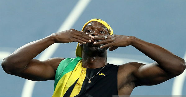 bolt won the gold in rio olympic 100 meter sprint 1