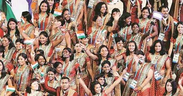 indian contingent at the commonwealth games