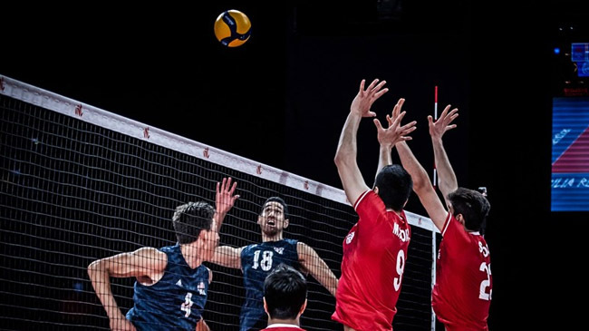 iran usa volleyball match