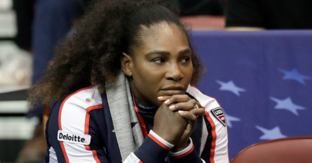 serena williams backing to compititive tennis