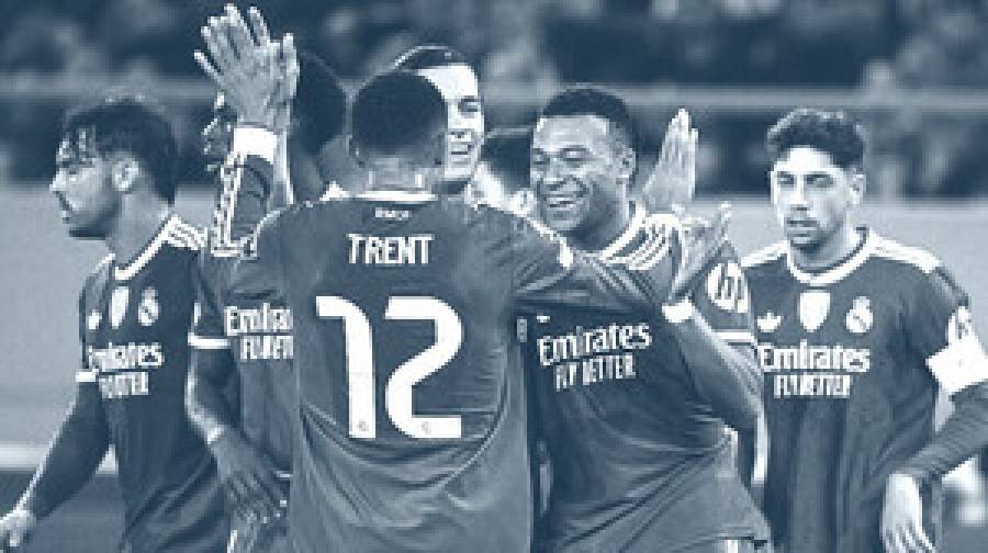 এমবাপ্পের রেকর্ডময় রাতে জয়ের ধারায় ফিরল রিয়াল