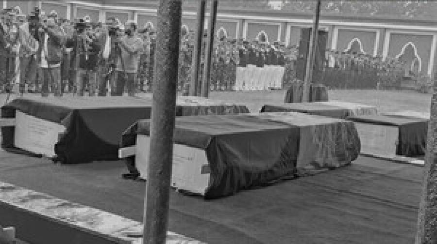 ৬ শান্তিরক্ষী সেনার জানাজা সম্পন্ন