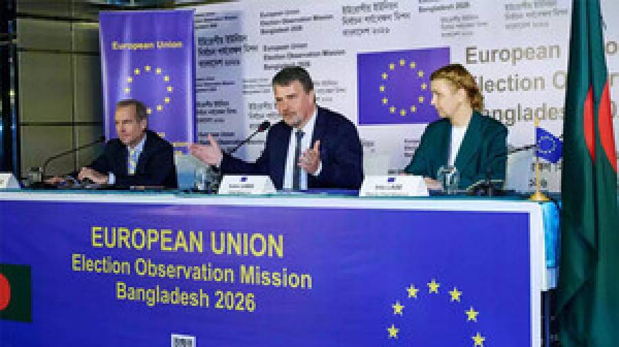 ‘অন্তর্ভুক্তিমূলক ও অংশগ্রহণমূলক’ নির্বাচনের ব্যাখ্যা দিলেন ইইউর প্রধান নির্বাচন পর্যবেক্ষক 