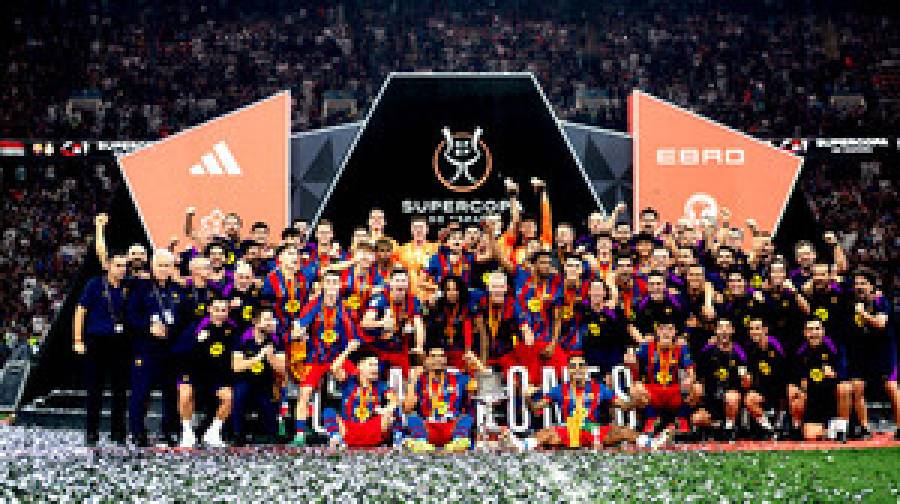 লাল কার্ড ও গোল উৎসবের ফাইনালে শেষ হাসি বার্সেলোনার