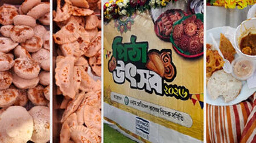 বাঙালির ঐতিহ্যে মাতল এনাম মেডিকেল, ভাপা-চিতইয়ের সঙ্গে ছিল হাঁসের মাংস