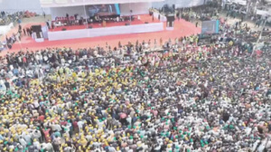 সিলেটে বিএনপির জনসভা শুরু, আলিয়া মাদরাসা মাঠে নেতাকর্মীর ঢল