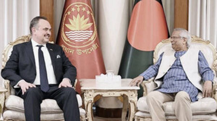 মার্কিন রাষ্ট্রদূতকে প্রধান উপদেষ্টা: ভবিষ্যৎ নির্বাচনের মানদণ্ড স্থাপন করবে ১২ ফেব্রুয়ারির ভোট