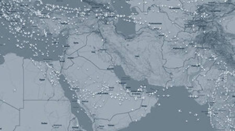 মধ্যপ্রাচ্যে উত্তেজনা, স্থবির বিশ্ব বিমান চলাচল