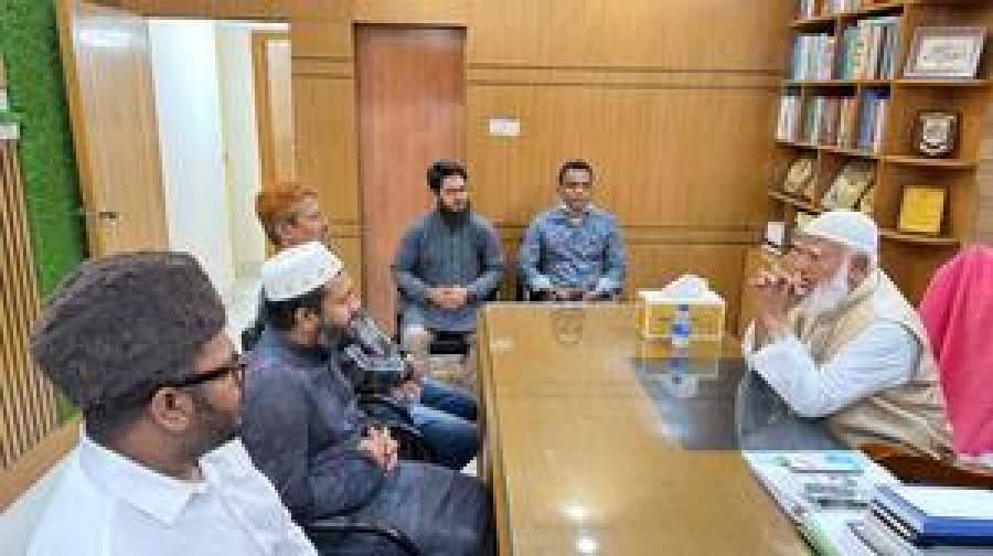 জামায়াত আমীরের সঙ্গে জাতীয় বিপ্লবী পরিষদের বৈঠক