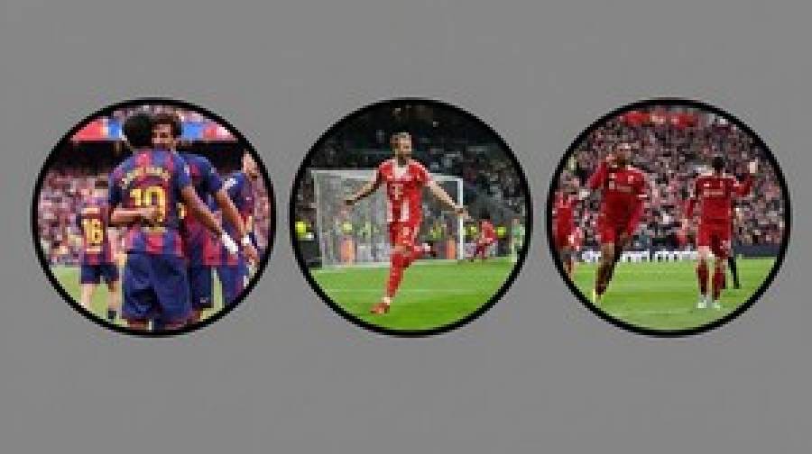 বায়ার্নের নতুন ইতিহাস গড়ার রাতে দাপুটে জয় পেয়েছে বার্সা ও লিভারপুল