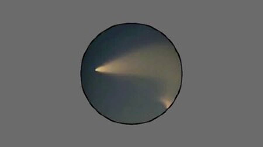 কক্সবাজারের আকাশে রহস্যময় আলোর ঝলক
