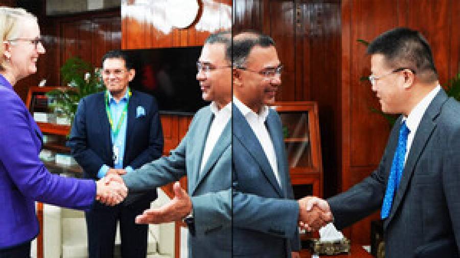 প্রধানমন্ত্রীর সঙ্গে ব্রিটিশ ও চীনা রাষ্ট্রদূতের সাক্ষাৎ, সহযোগিতা বাড়ানোর অঙ্গীকার