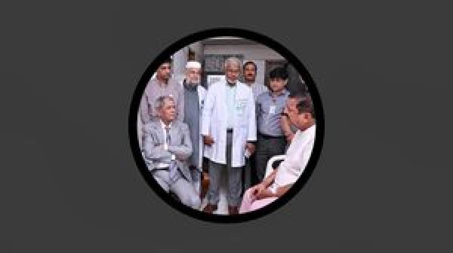 ভূমিমন্ত্রীকে দেখতে হাসপাতালে রাষ্ট্রপতি