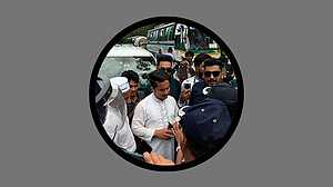 পুলিশের ব্যারিকেড পেরিয়ে হবিগঞ্জের পথে এনসিপির নেতারা