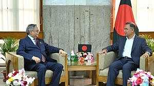 শপথ শেষে রাষ্ট্রপতির সঙ্গে নতুন প্রধানমন্ত্রীর সাক্ষাৎ