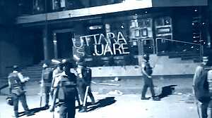 চালককে মারধরের গুজবে উত্তরায় বাণিজ্যিক ভবনে হামলা, পুলিশের সঙ্গে ধাওয়া পাল্টা ধাওয়া