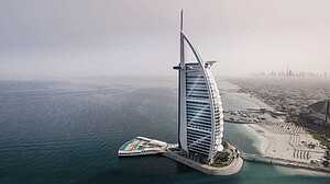 দুবাইয়ের আইকনিক বুর্জ আল আরব হোটেলে ইরানি ড্রোন ভূপাতিত