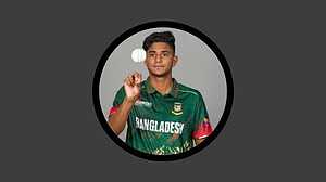 আইসিসির মাসসেরা খেলোয়াড় নির্বাচিত হলেন নাহিদ রানা