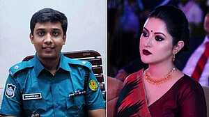 পরীমনির সঙ্গে সম্পর্কের অভিযোগে এডিসি সাকলায়েনের চাকরির ইতি