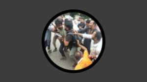 ধানমন্ডিতে পেশাগত দায়িত্ব পালনকালে সাংবাদিকদের ওপর হামলা