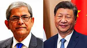 রাষ্ট্রপতি মির্জা ফখরুলকে অভিনন্দন জানালেন শি জিনপিং