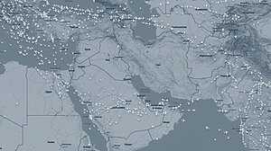 মধ্যপ্রাচ্যে উত্তেজনা, স্থবির বিশ্ব বিমান চলাচল