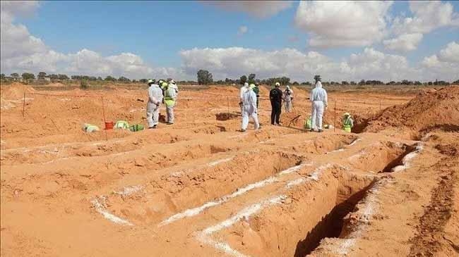 3 mass graves in tarhuna city