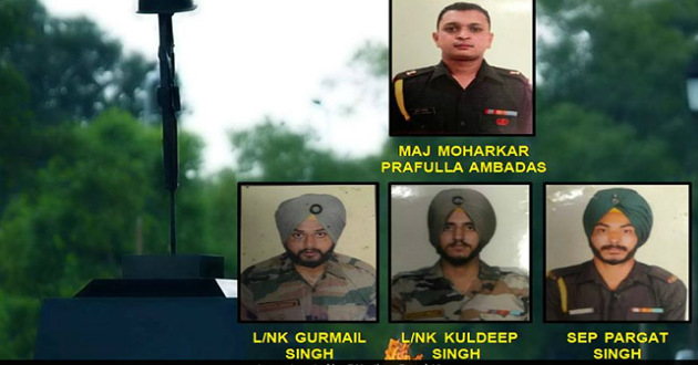 4 indian Soldiers Killed 