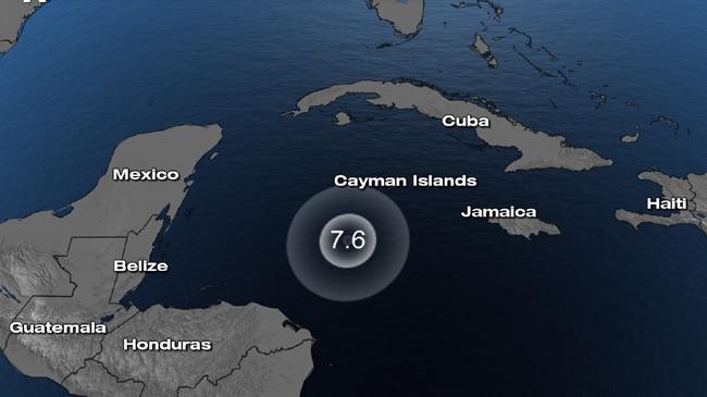 7.6 magnitude earthquake