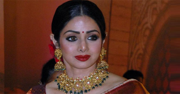 Bollywood actress Sridevi