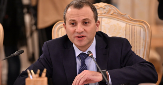 Gebran Bassil Lebanese Foreign Minister 