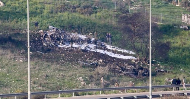 Israeli F 16 crashes