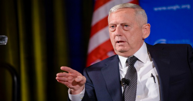 Jim Mattis US Defense Secretary